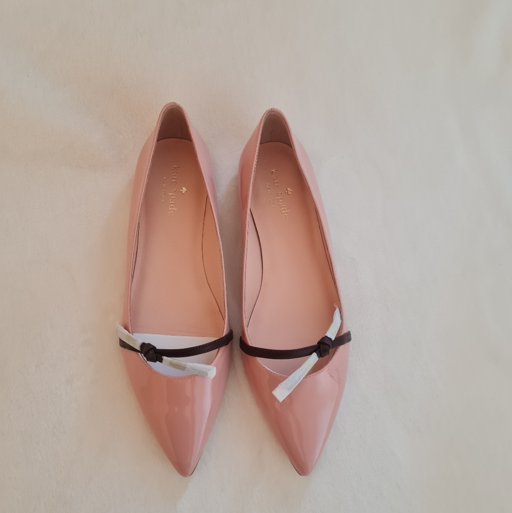 NEW Kate spade DELILAH FLATS IN CONCH💕 - Picture 11 of 11